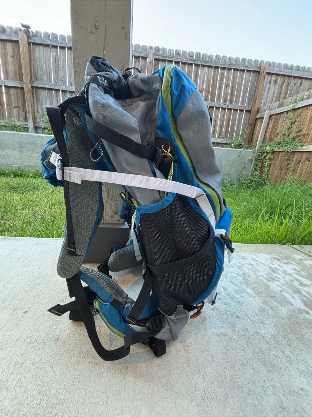 No Limits Blue & Gray Hiking Backpack